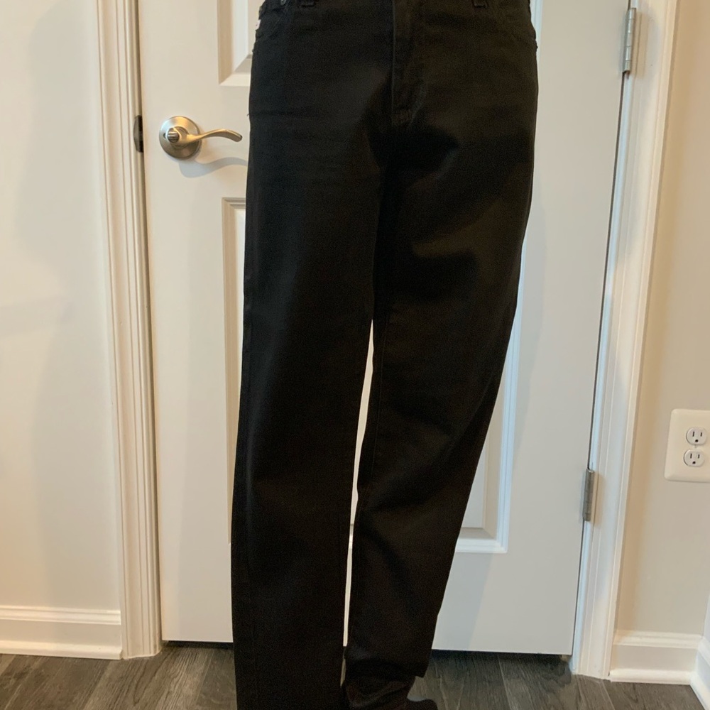 AG Adriano Goldschmied Women's Black Skinny ankle Jeans